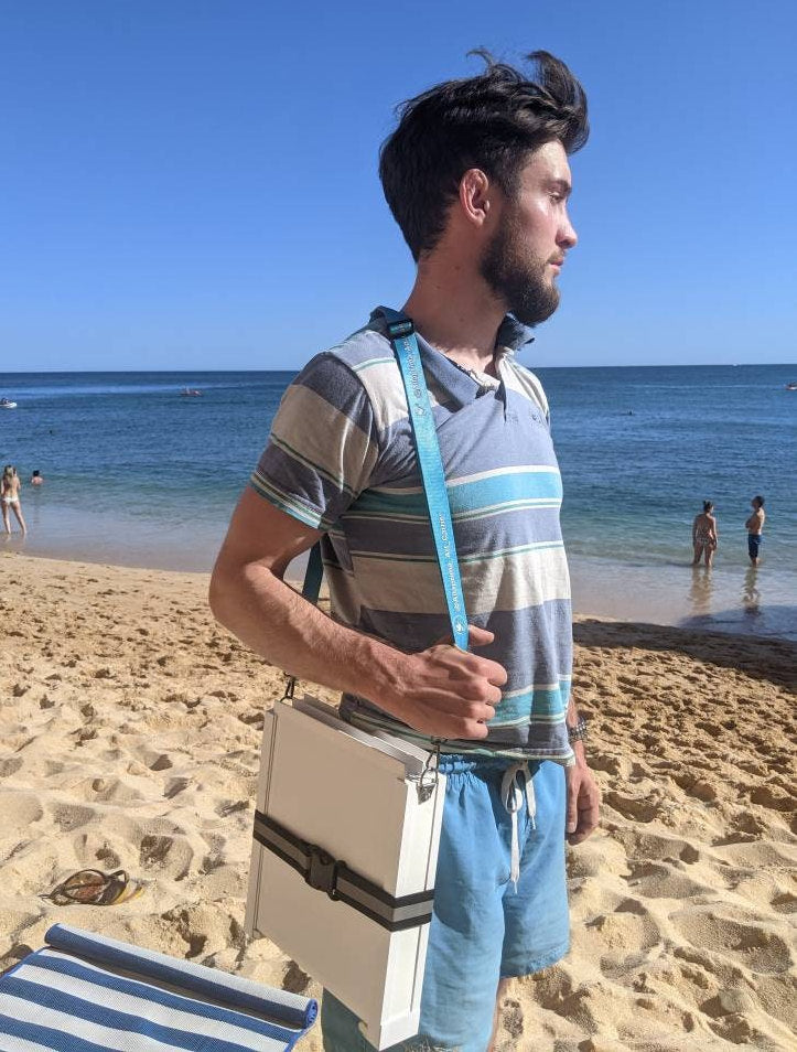 Allaprima Art Panel Carrier. Safely transport your wet paintings. Light-weight & adjustable to different sizes. Ideal for Plein-Air.