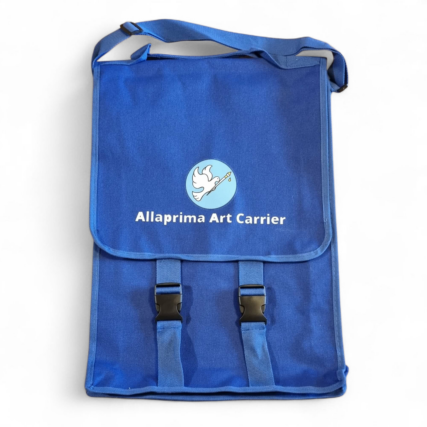 Allaprima Art Blue Canvas Bag Weather Resistant Case with Buckles and Adjustable Shoulder Strap