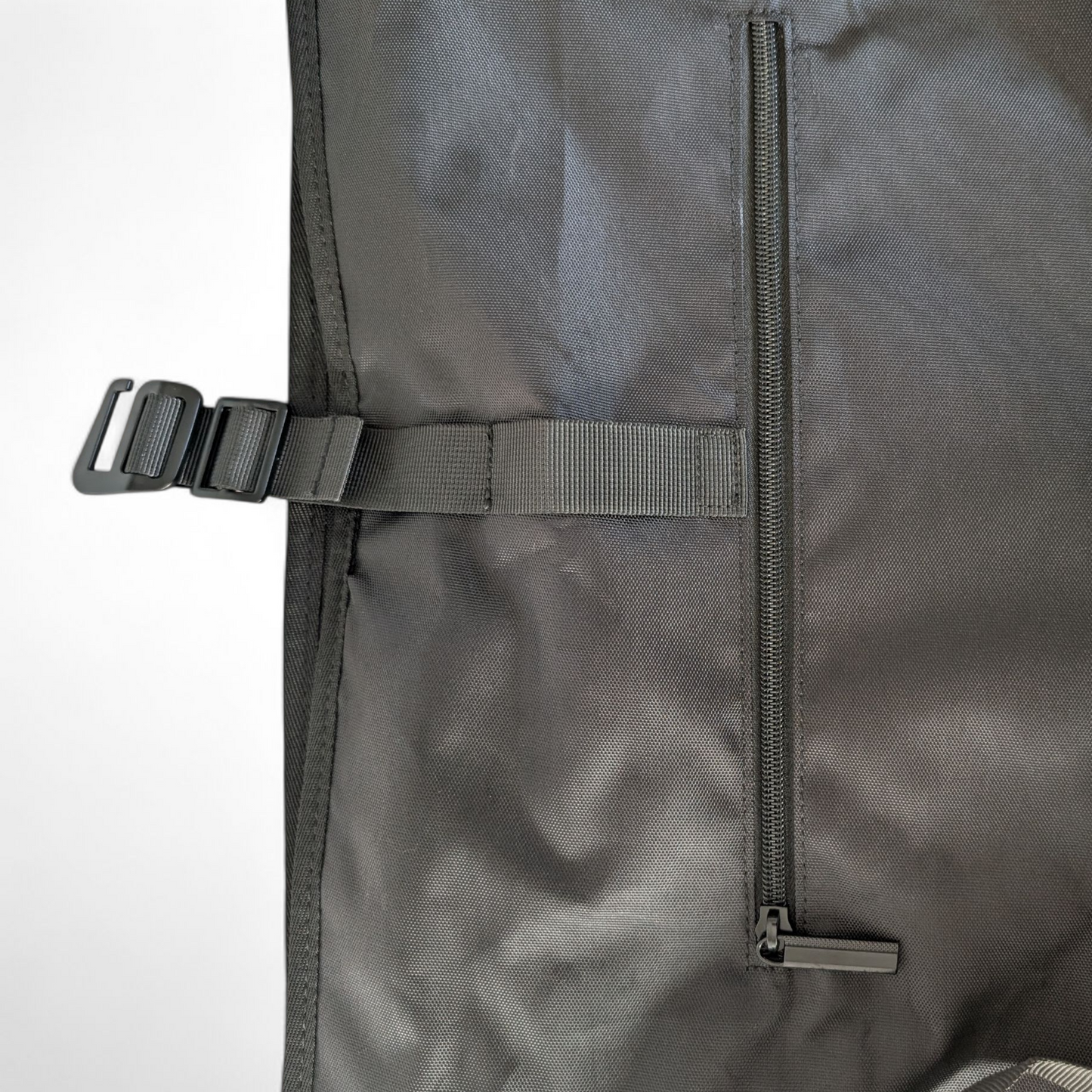 Allaprima Art Black Weather-Resistant Bag with Adjustable Buckle and Shoulder Strap