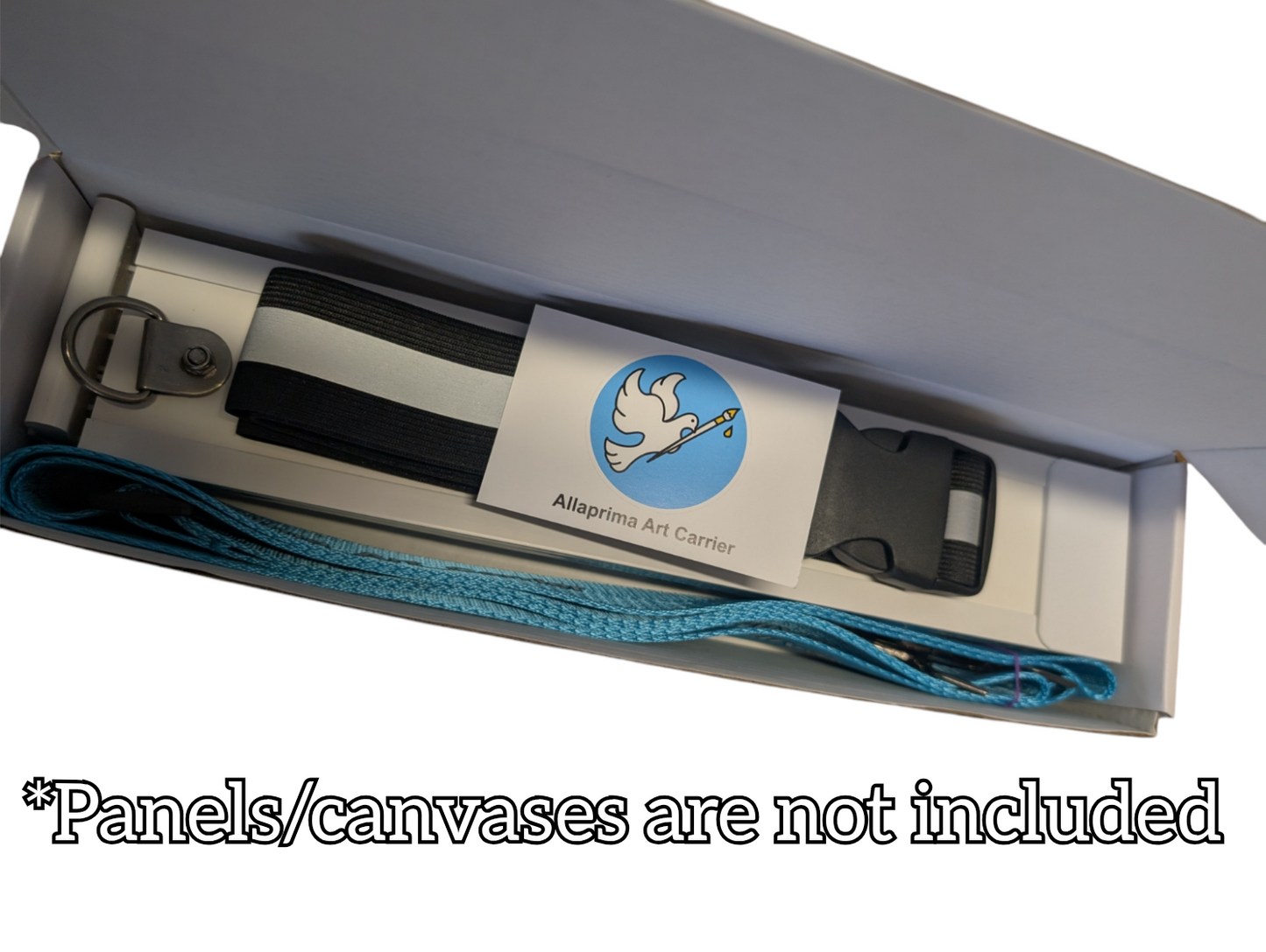 Allaprima Art Panel Carrier. Safely transport your wet paintings. Light-weight & adjustable to different sizes. Ideal for Plein-Air.